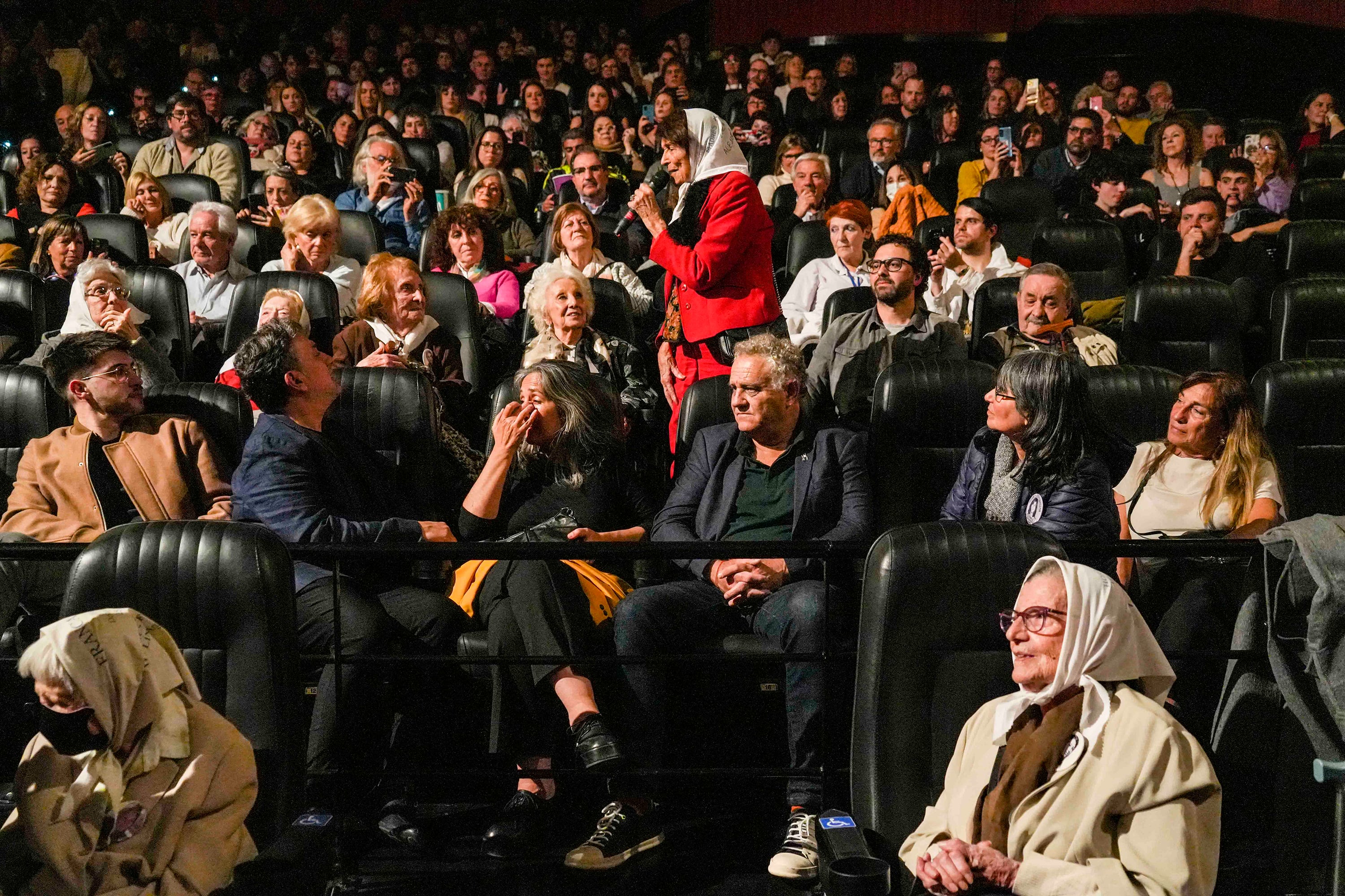 El film se presentó el jueves, en una sala de Palermo, ante militantes de derechos humanos.