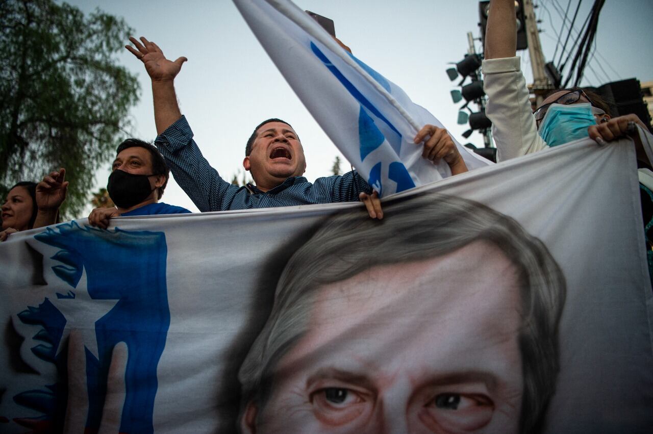 Simpatizantes de Kast. 