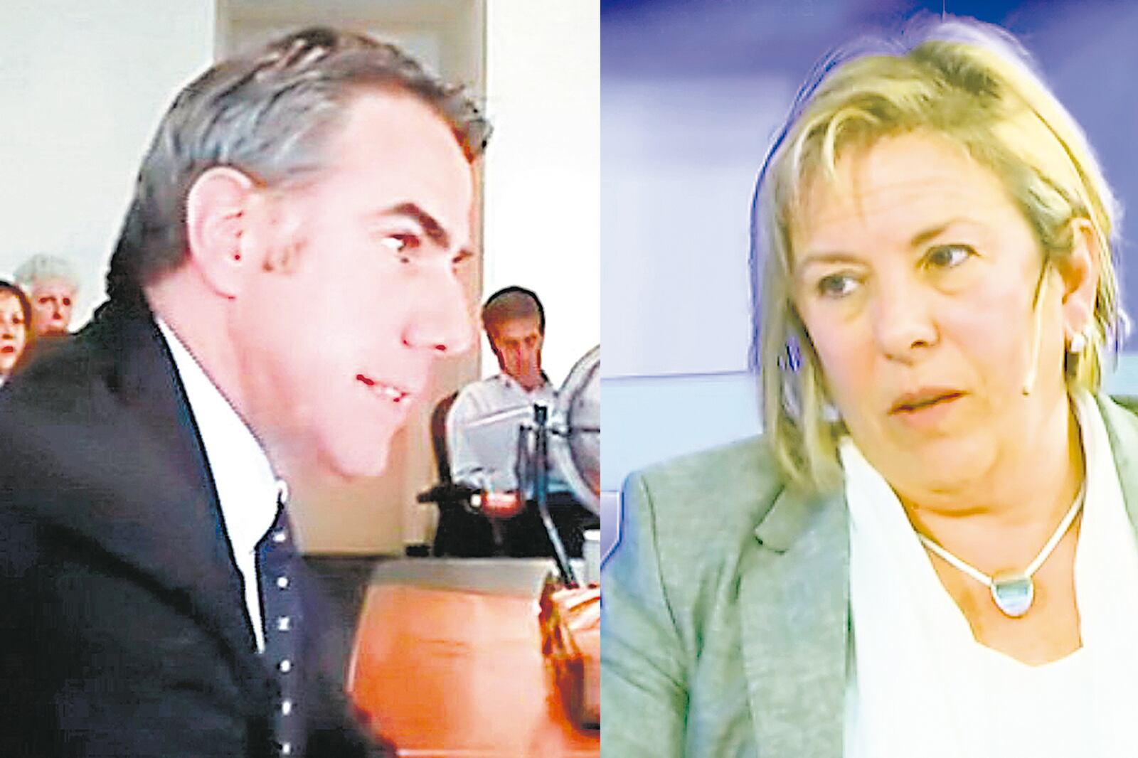 Fernando Strasser y Alicia Braghini, dos de los candidatos del PRO para la Cámara Federal de la Seguridad Social.