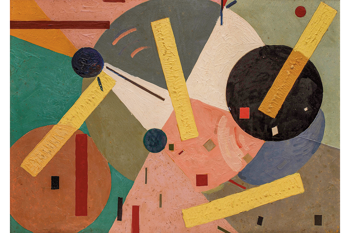 DEl Prete, Fracción con elementos geométricos.