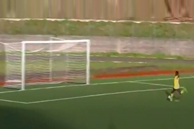 Ebrima Njie falló una ocasión imposible, después de una serie de errores