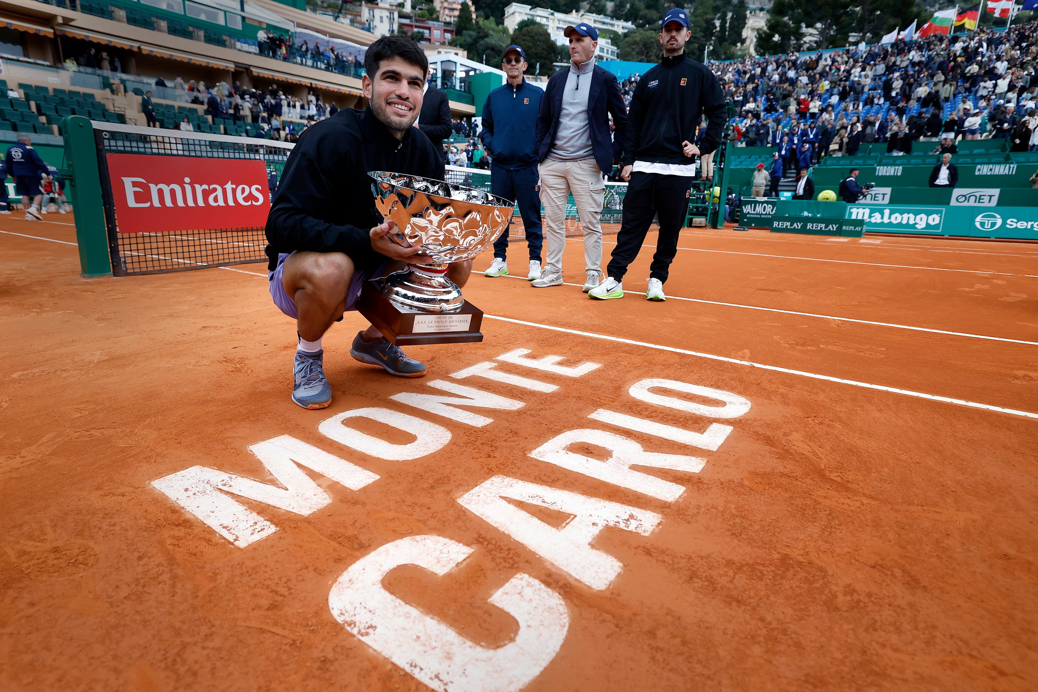 El español Carlos Alcaraz, campeón del Masters 1000 de Montecarlo