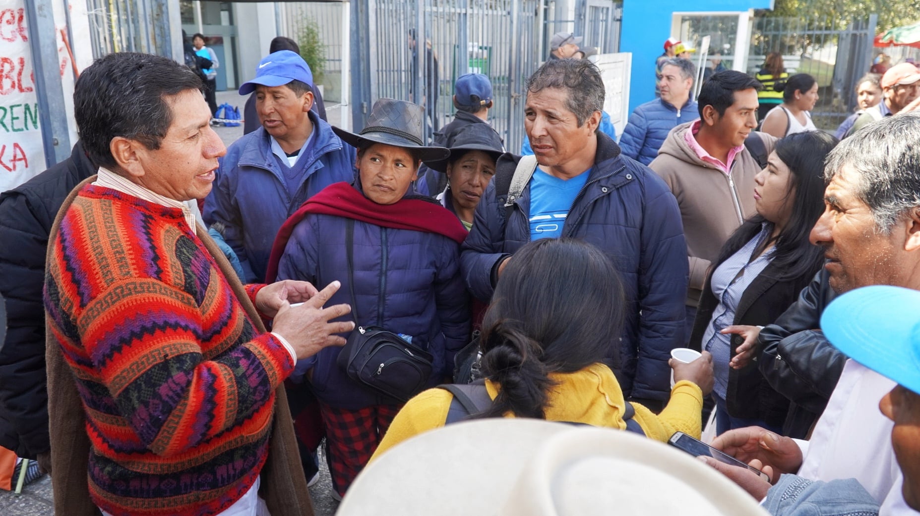 Salida de la audiencia 