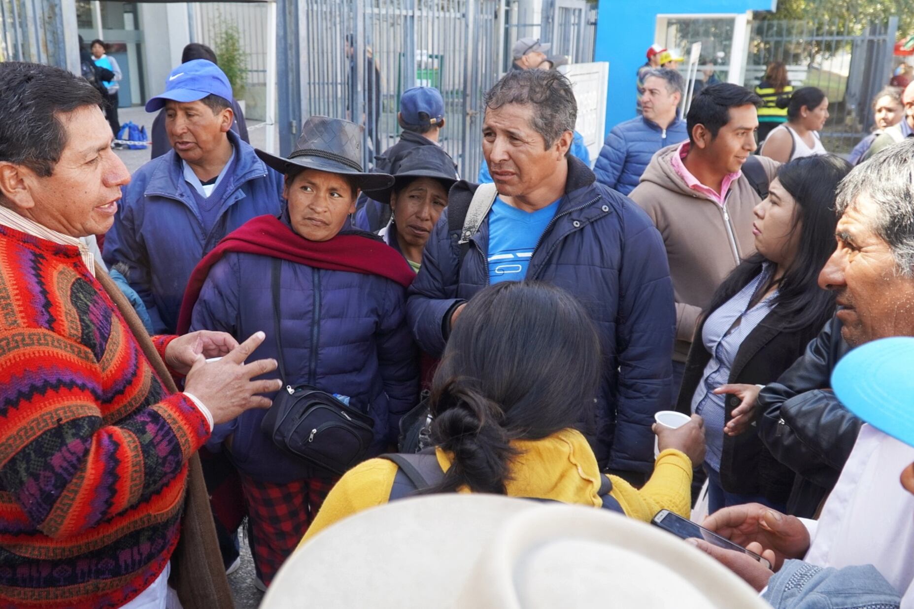 Salida de la audiencia