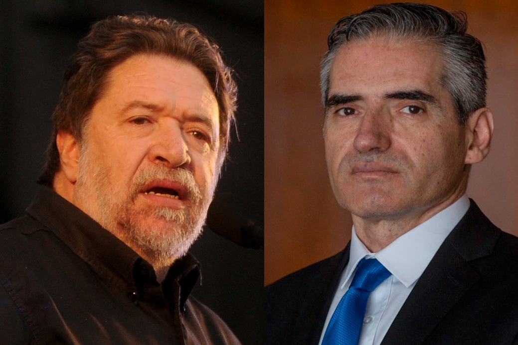 Claudio Lozano (Banco Nación). Roberto Arias (Ministerio de Economía).