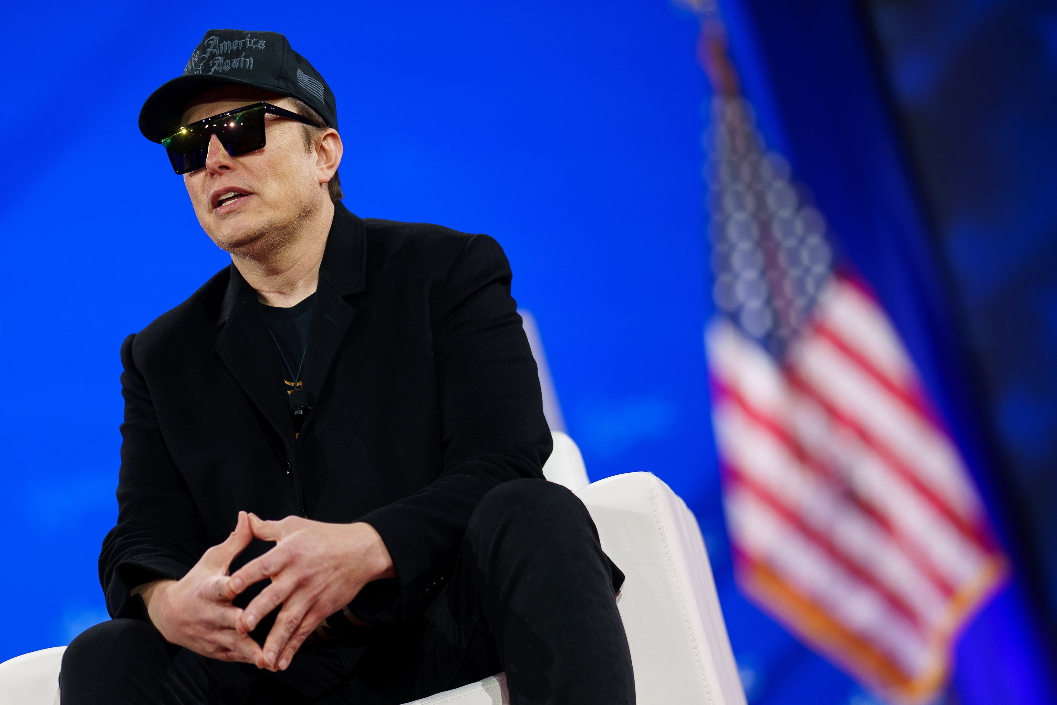 Elon Musk, dueño de X y Tesla.