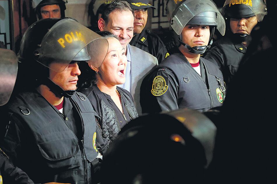 Keiko Fujimori fue liberada, pero no declarada inocente.