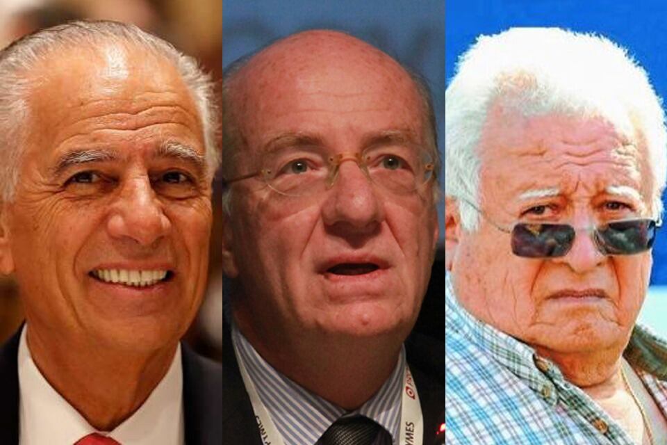 Alejandro, Paolo y Goyo. Caras visibles de los grupos Bridas, Techint y Pérez Companc, entre los top five.