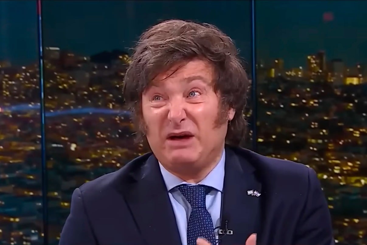 La entrevista ofrecida "en territorio amigo" terminó abriendo una herida al libertario. 