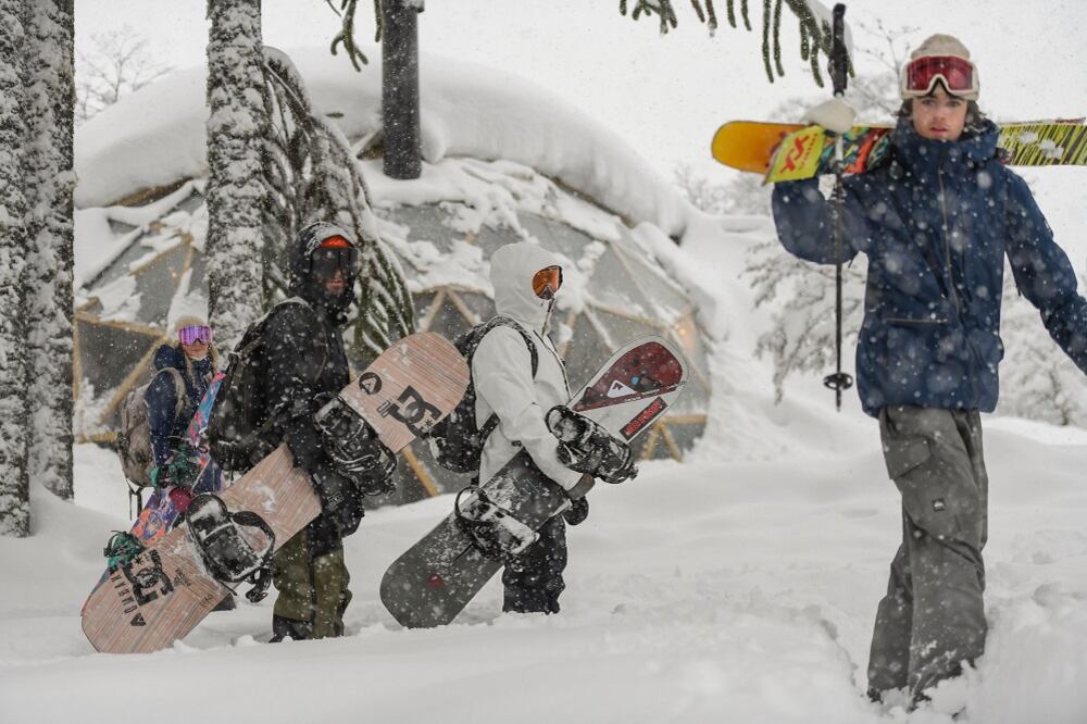El equipo de riders que llevó adelante la espectacular travesía