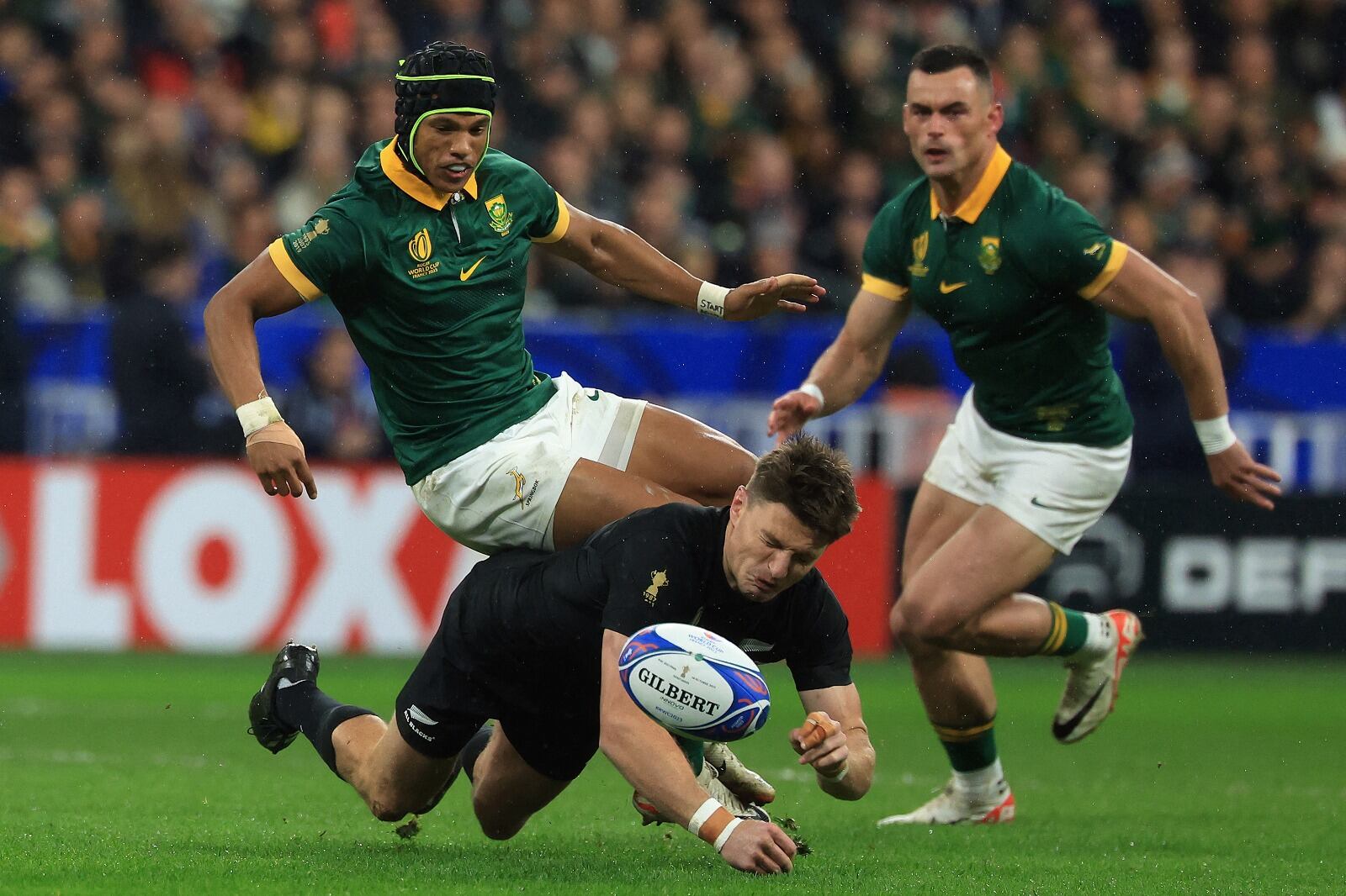 Los neozelandeses no quedaron conformes con el arbitraje del inglés Barnes