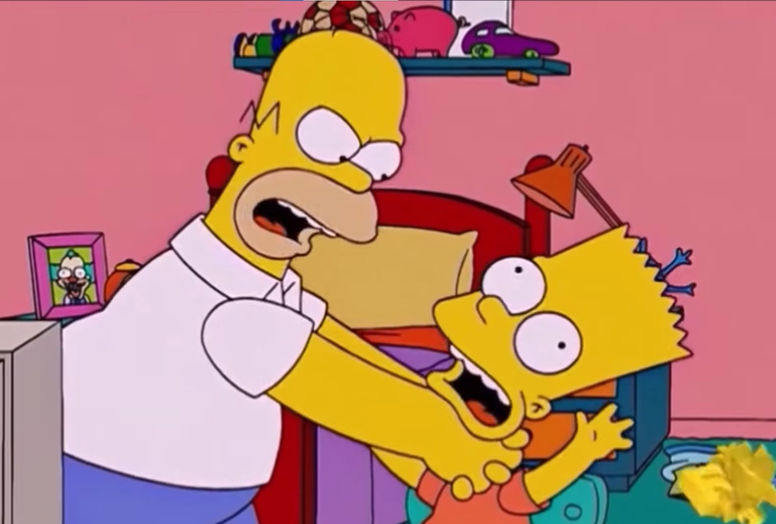 Homero Simpson dejará de ahorcar a Bart en las próximas temporadas. (Foto: Fox)