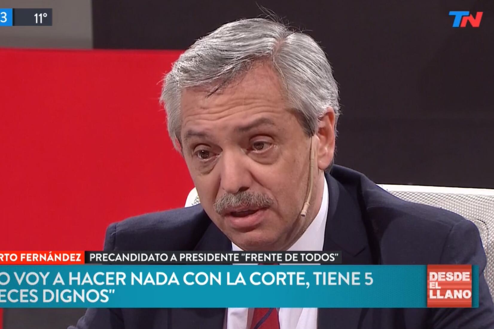 Alberto Fernández protagonizó varios contrapuntos con Joaquín Morales Solá durante una entrevista en TN: