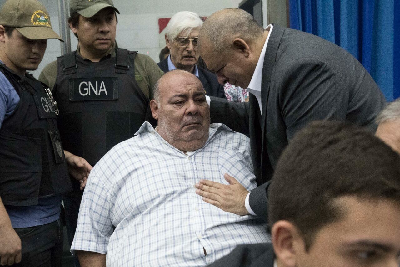 Rubén "La Chancha" Ale durante el juicio en Tucumán, en 2017.