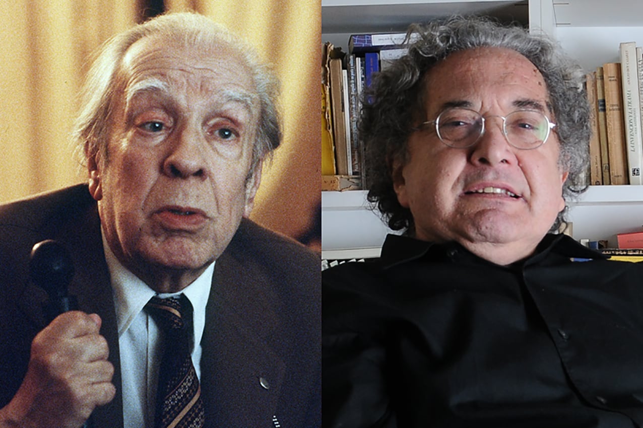 Jorge Luis Borges y Ricardo Piglia. 