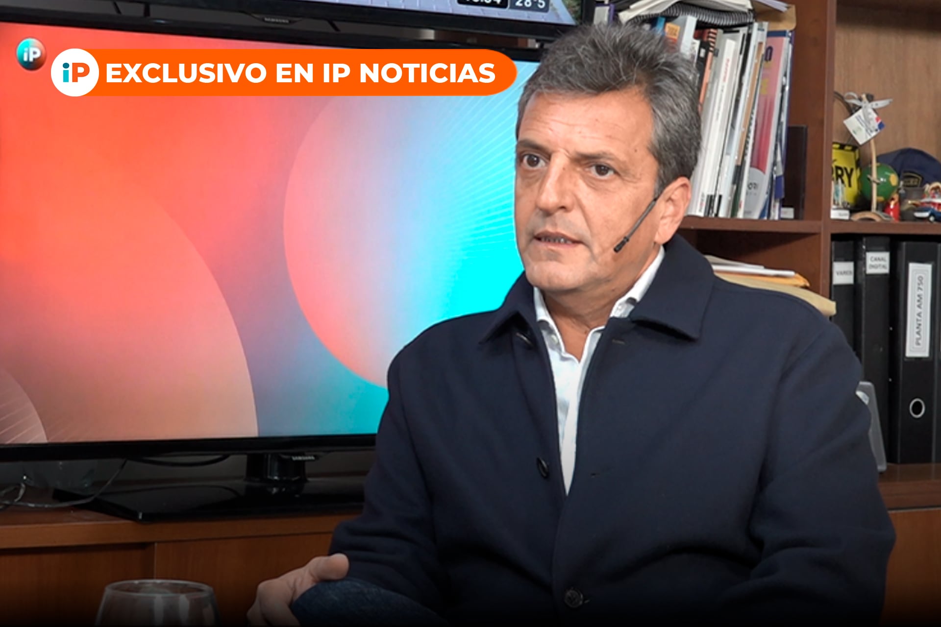 Sergio Massa en IP Noticias
