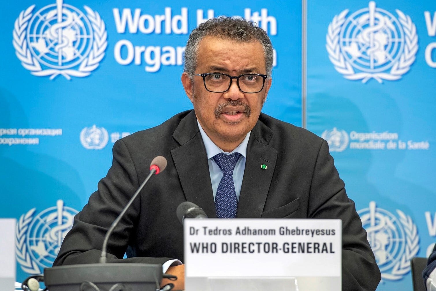 El director general de OMS, Tedros Adhanom Ghebreyesus, expresó su “preocupación” por el actual marco signado por la viruela del mono. Foto: Twitter OMS