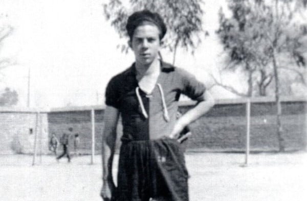 Miguel Ragone, futbolista del Club Libertad.