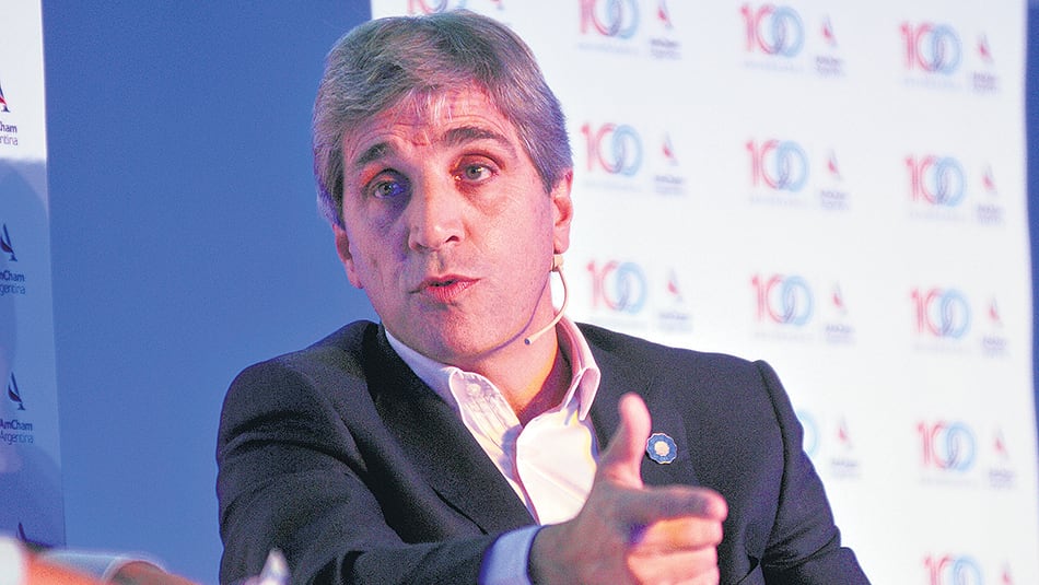 Luis Caputo, presidente del Banco Central.