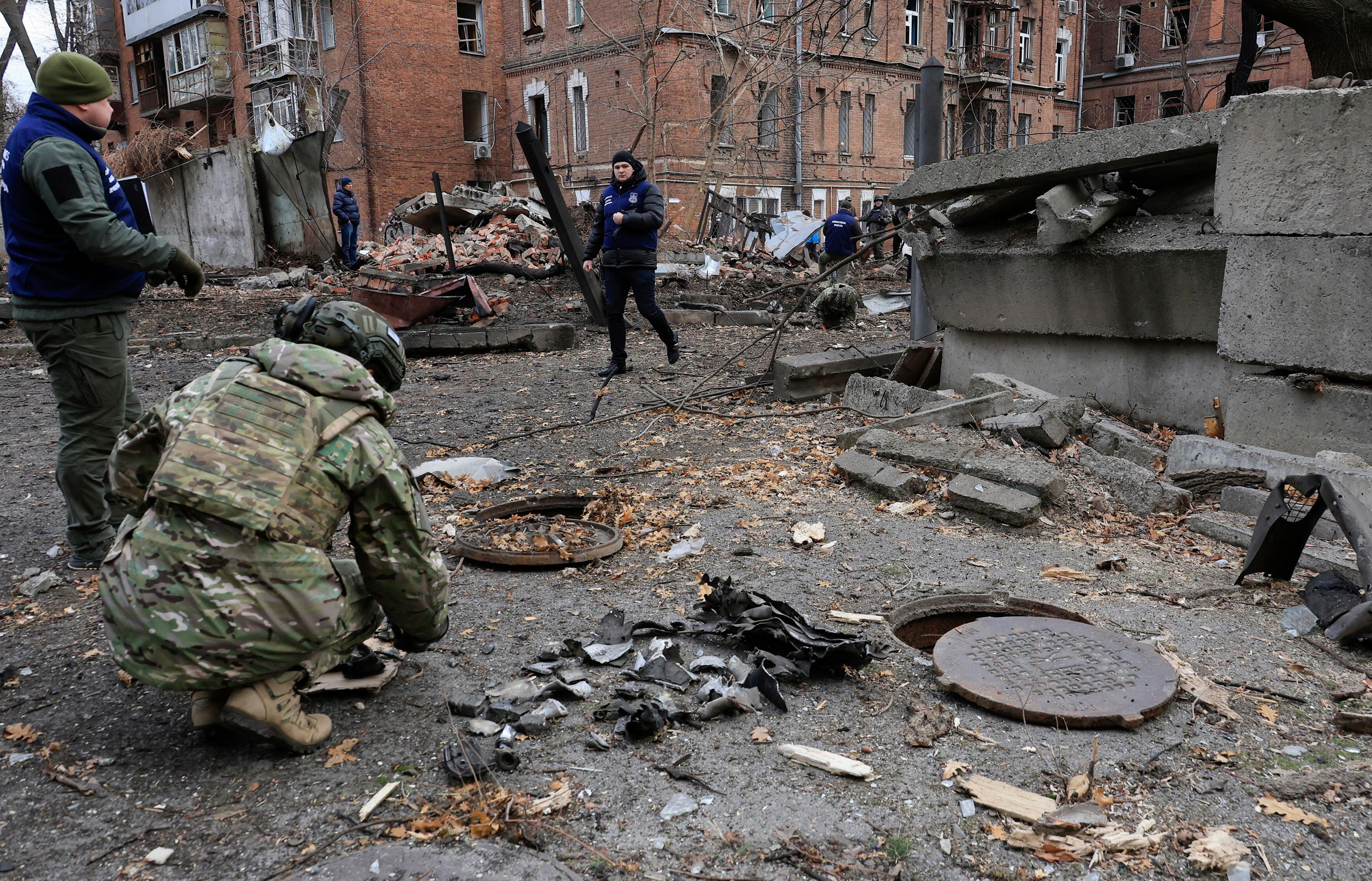 Las tropas rusas lanzaron cientos de drones de combate a ciudades como Járkov