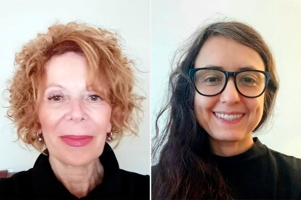 Virginia Thedy y Verónica Lagamma.