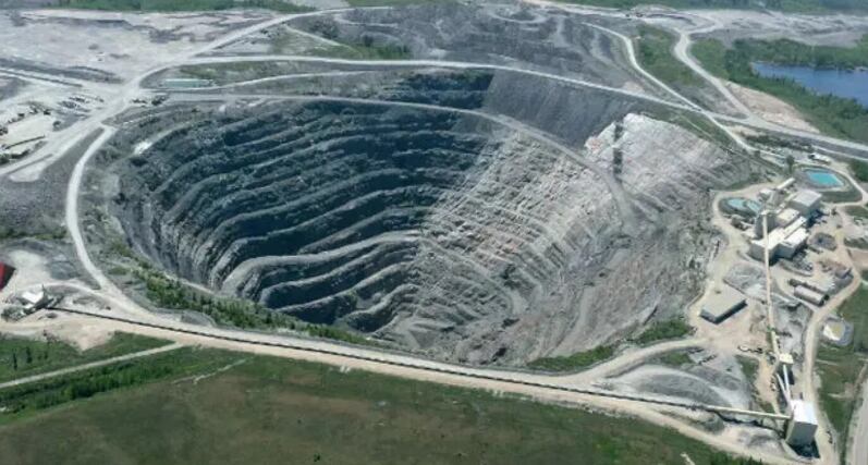 Mina Kidd Creek, ubicada en Ontario, cerca de la ciudad de Timmins, Canadá.(Foto: Sudbury) 