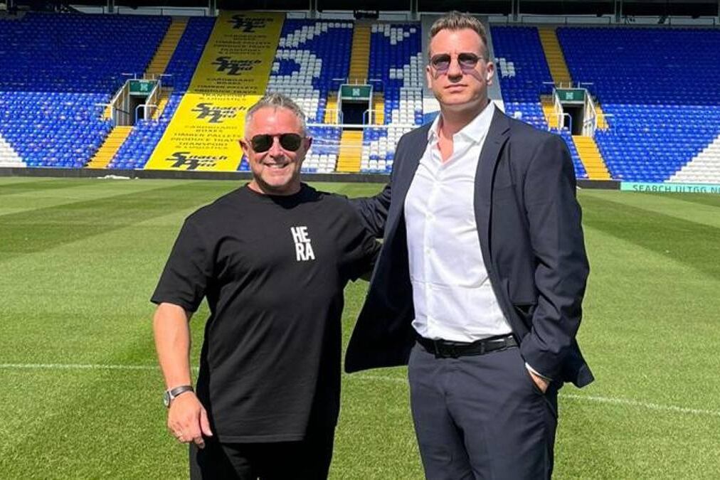 Maxi López y su socio Paul Richardson, flamantes dueños del Birminghan City.