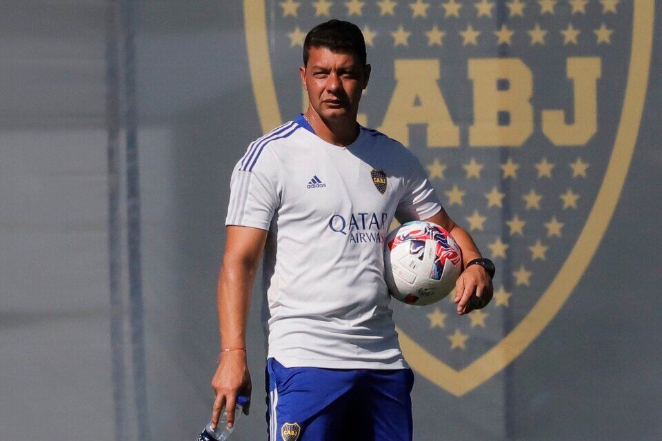 Sebastián Battaglia, DT de Boca.