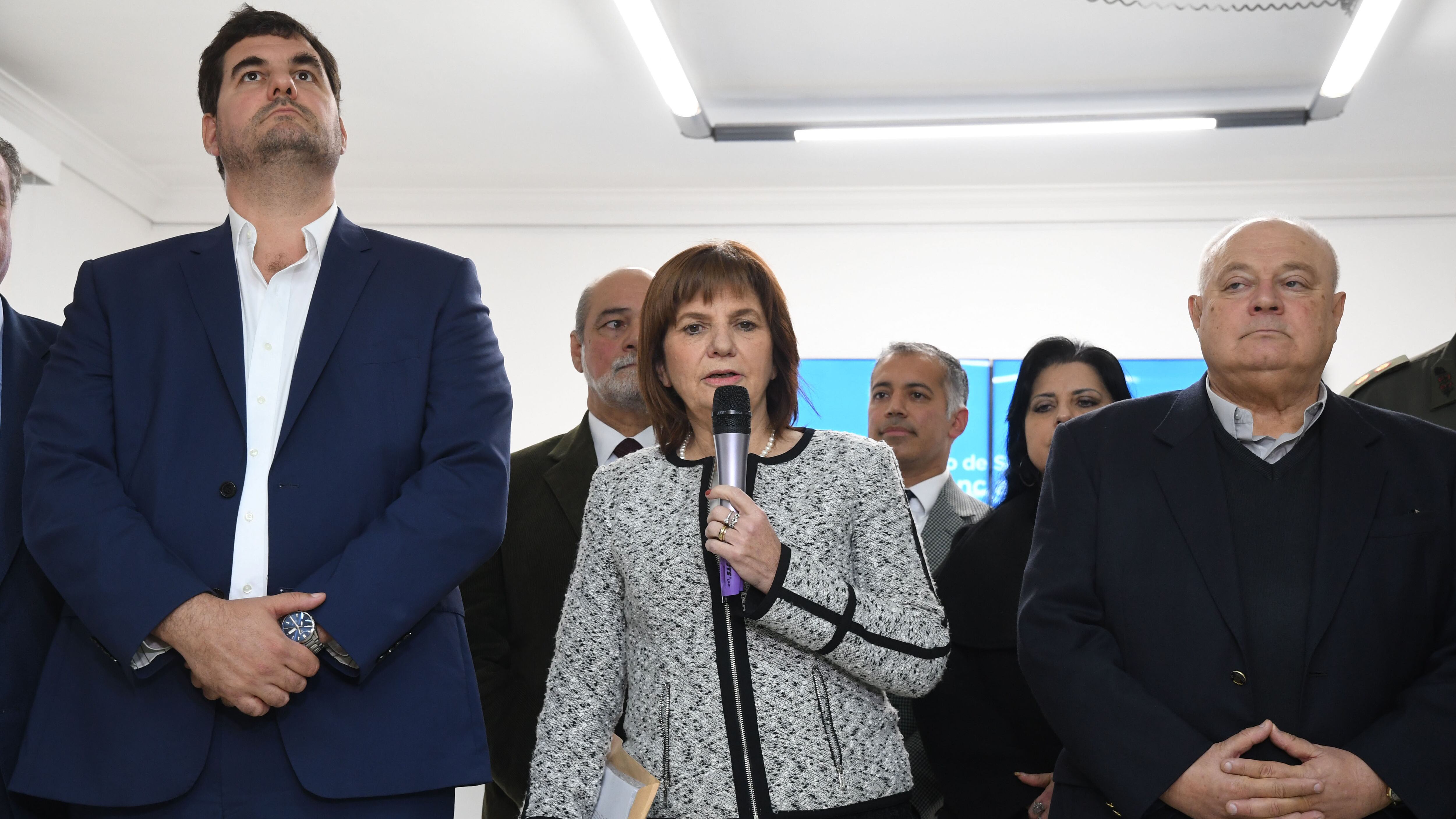 La ministra de Seguridad, Patricia Bullrich, ya tiene su propia colimba.