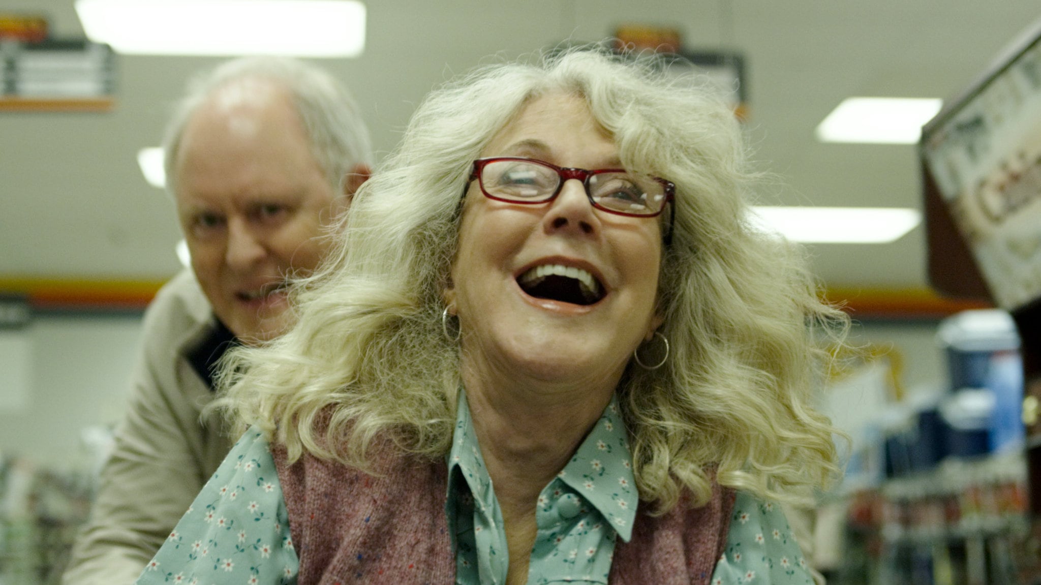 John Lithgow y Blythe Danner en "El hombre del mañana", o el amor en la tercera edad. 