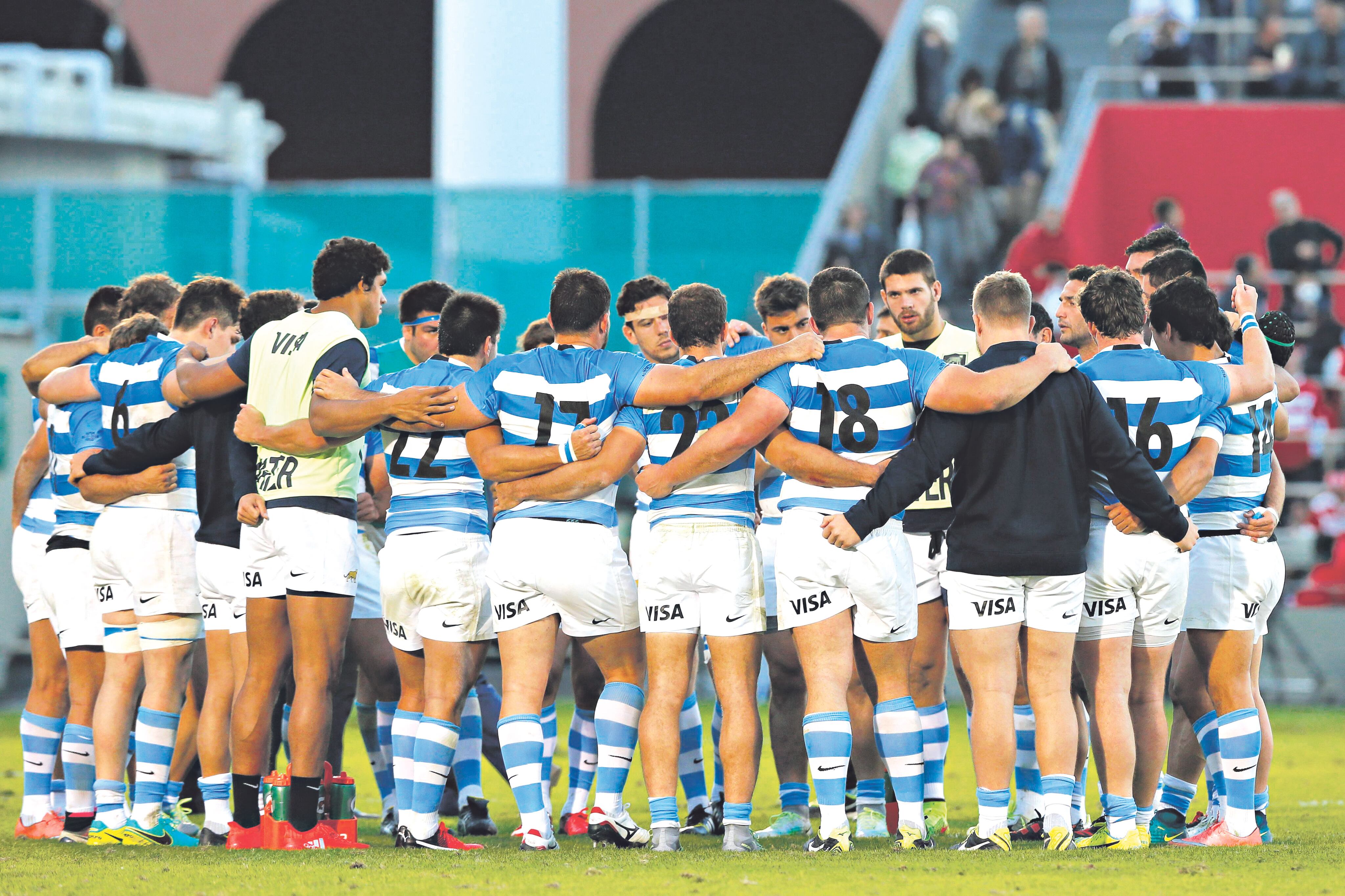 Los Pumas se entrenaron ayer en Cardiff. Después de Gales vendrán Escocia e Inglaterra.