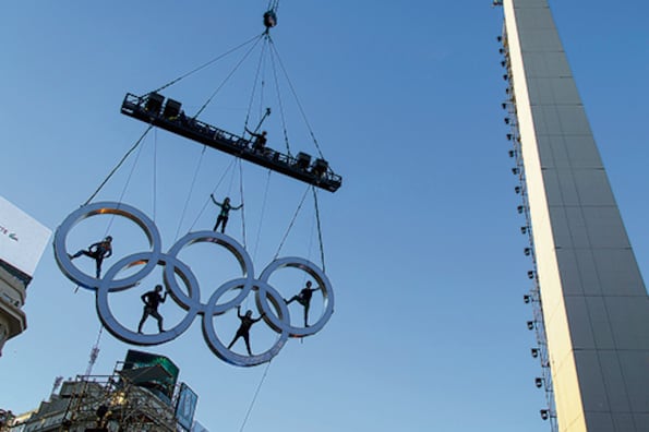 Preparativos en la 9 de Julio. “Habrá muchas sorpresas”, adelantaron los organizadores.