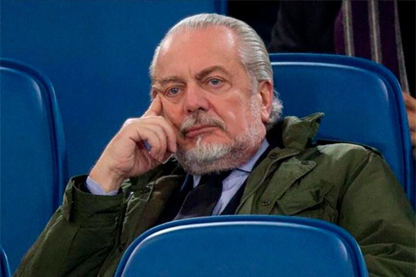 Aurelio De Laurentis, presidente del Nápoli de Italia.