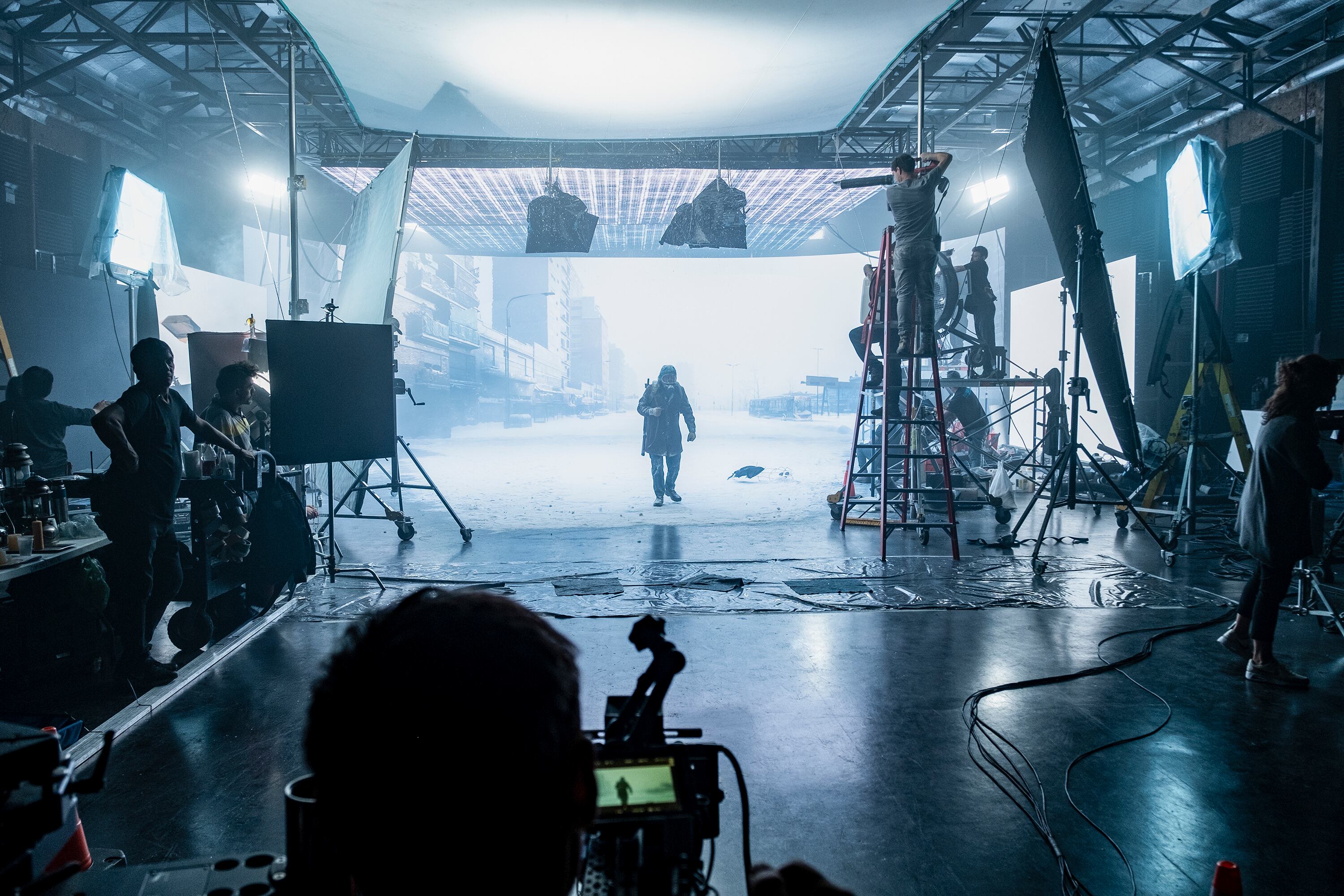 El detrás de escena de la serie de El Eternauta. 