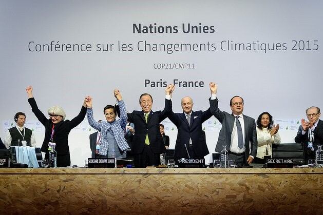 El acuerdo fue adoptado por 196 Partes en la COP21 en París, el 12 de diciembre de 2015