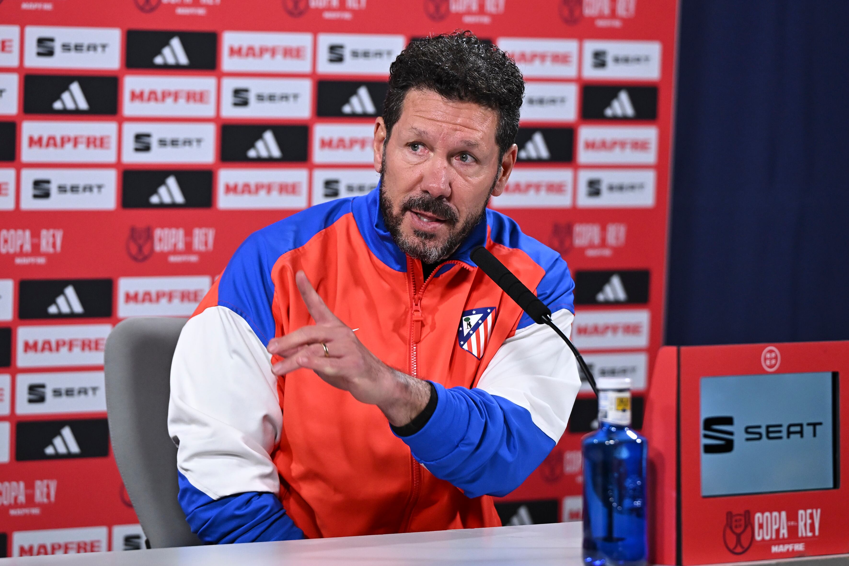 Diego Simeone, entrenador colchonero