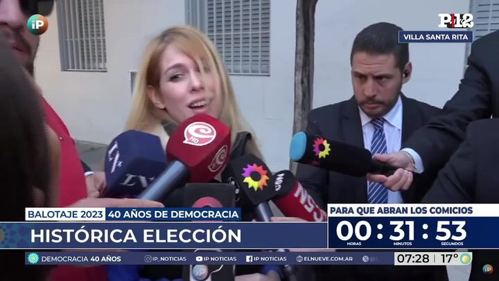 Lilia Lemoine votó temprano y violó la veda electoral