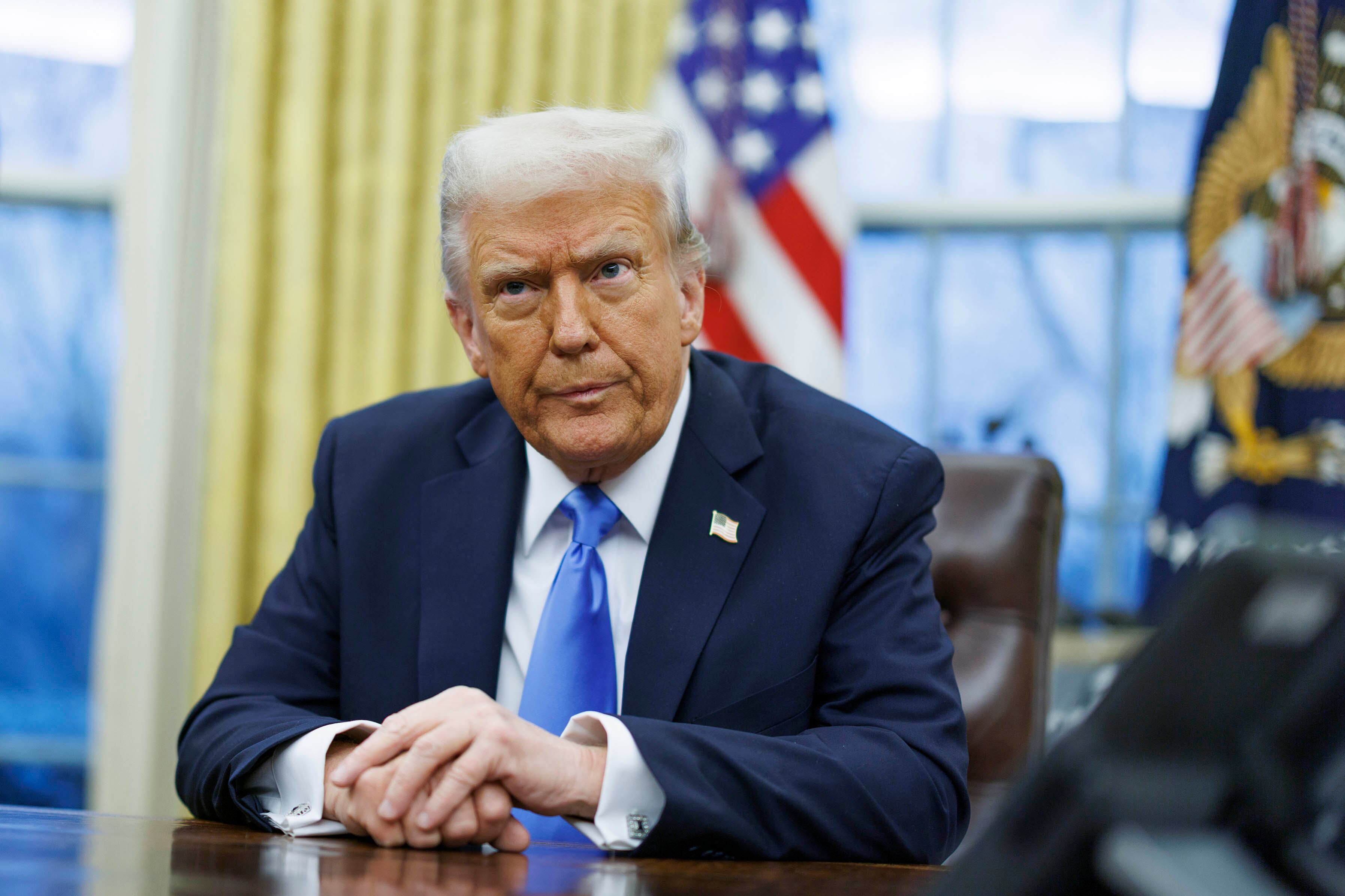 Donald Trump, presidente de Estados Unidos. 