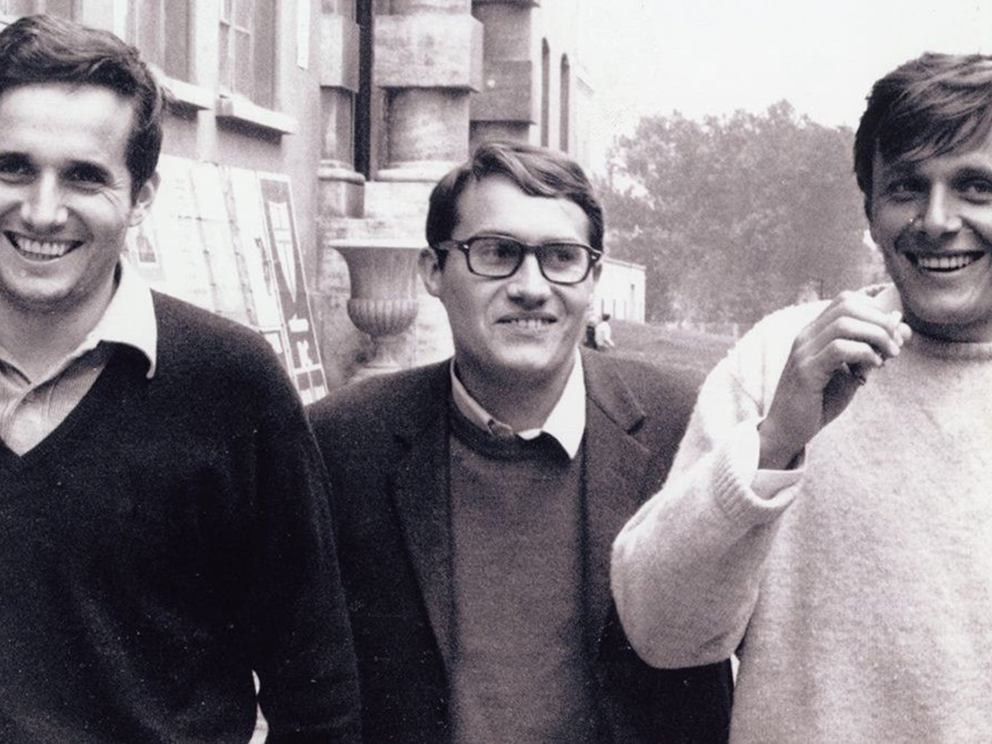 Tres de los siete hermanos Bellocchio, en la década del '60. 
