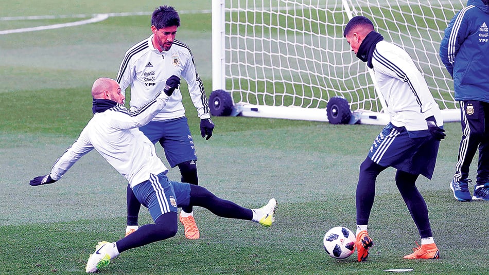 La Selección se entrenó con vistas al segundo amistoso de la gira europea.