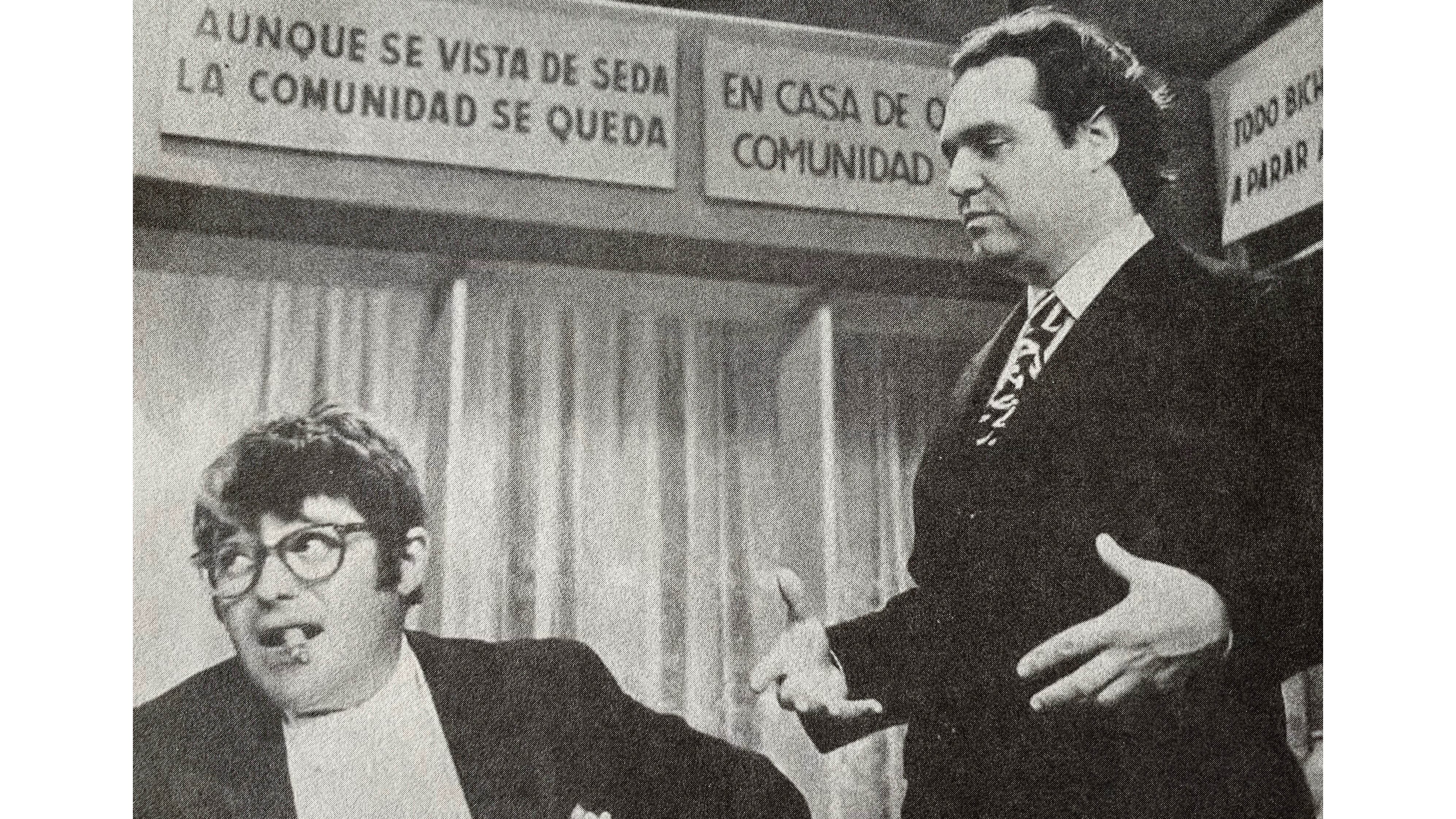 Federico Perlata Ramos participó en el programa de Tato Bores, en 1969.