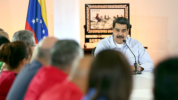 Maduro dijo sobre el diálogo: “Costó mucho llegar a Noruega, varios meses de negociaciones”.