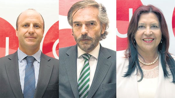 Mariano Borinsky, Gustavo Hornos y Ana María Figueroa, integrantes de la Sala IV de la Cámara de Casación.