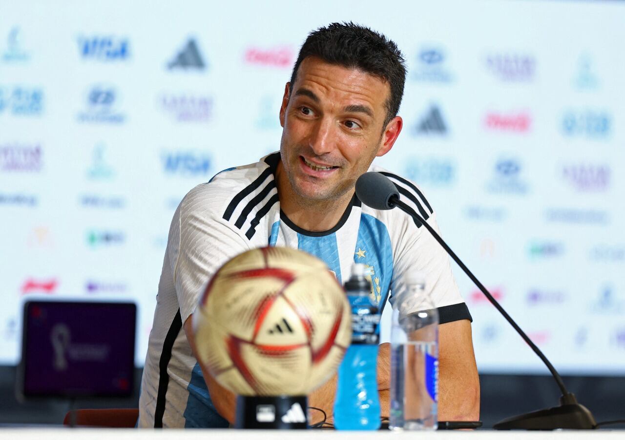 Lionel Scaloni, DT campeón del Mundo en Qatar 2022.