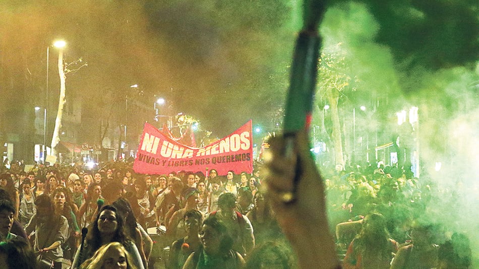 La marcha buscó hacer “una denuncia colectiva para visibilizar lo que hemos sufrido”.