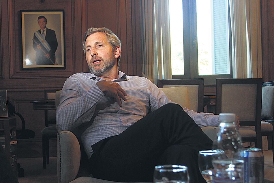El ministro del Interior, Rogelio Frigerio.