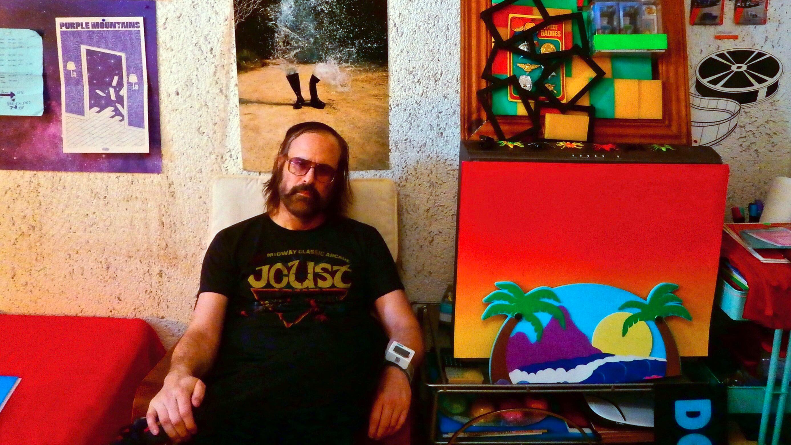 David Berman en su etapa con Purple Mountains