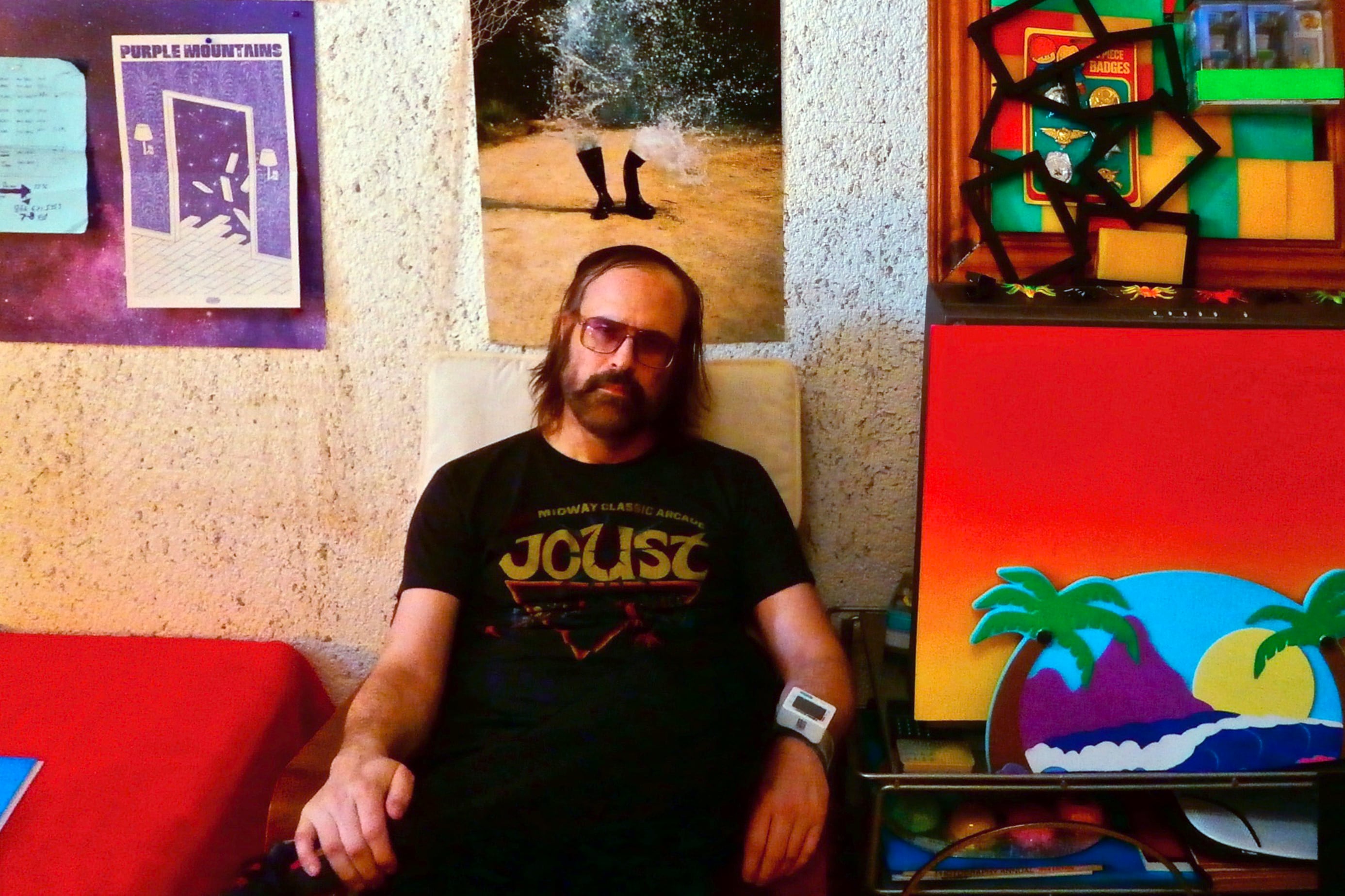 David Berman en su etapa con Purple Mountains