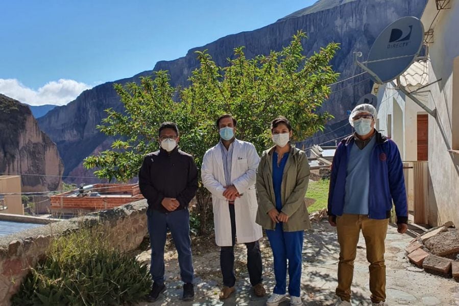 Aguilar supervisó ayer el hospital de Iruya