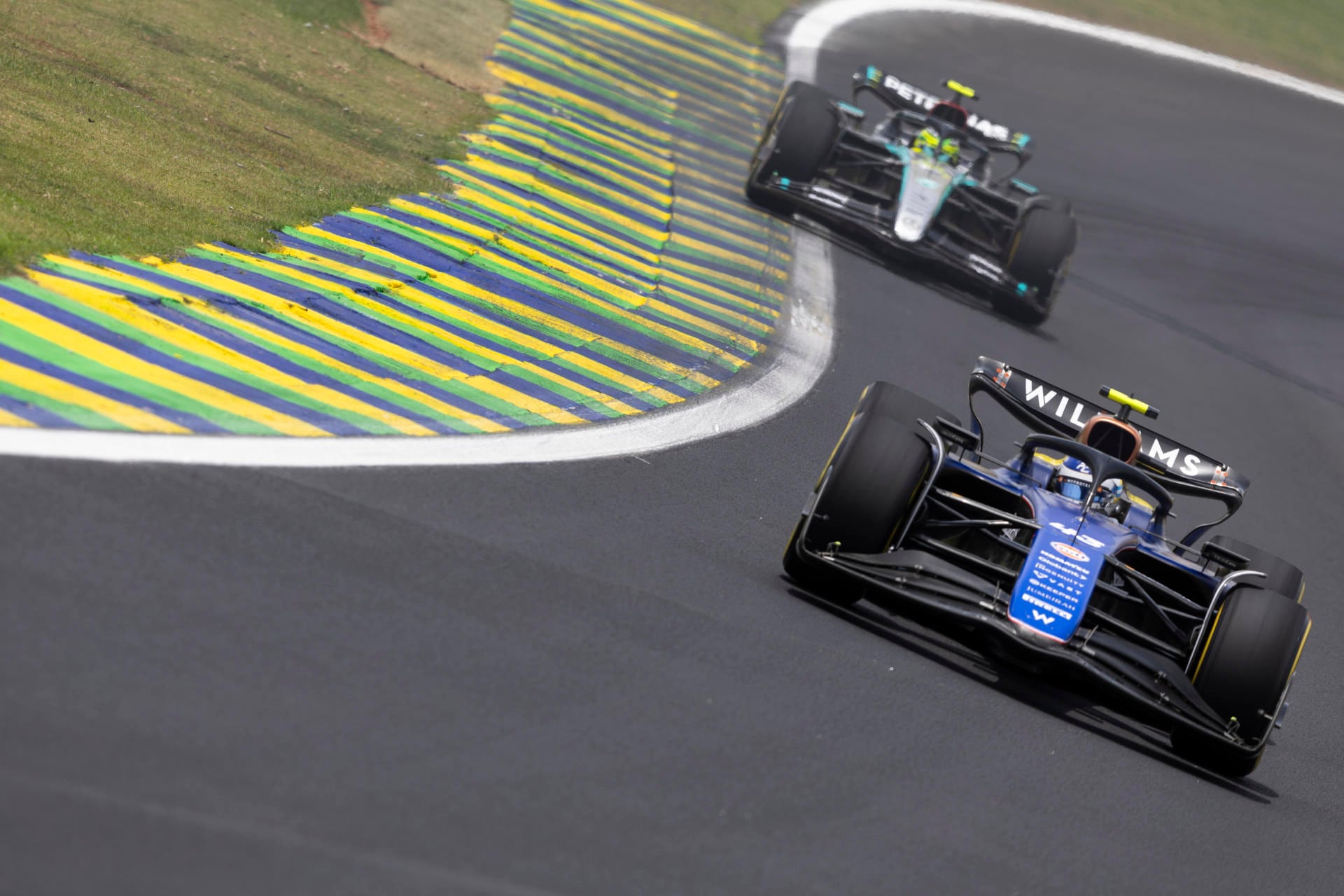 Colapinto, a toda velocidad en Interlagos